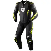 REV'IT! Argon 3 perforerad motorcykelläderdräkt i ett stycke