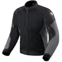REV'IT! Torque 3 H2O Textiljacka Svart/Antracit XL Herrar sort