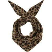 Zwillingsherz Scarf 'Leo' camel / brun / svart