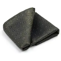 Suitable Bröstnäsduk Siden Small Paisley Olivgrön Grön