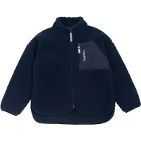 Viking Fleecejacka - Lektidspilar - Teddy - Marinblå - - 7 år (122) - Fleecejacka