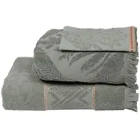 Atmosphera set med 3 badhanddukar WILD ROMANCE bomull 400 g/m²