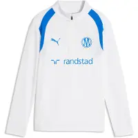 Puma Marseille Träningströja 1/4 Blixtlås - White/Blå Barn, storlek 140 cm