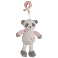 Creaciones Llopis Leksak - CREACIONES LLOPIS - Klämma Baby Panda Rosa - Plast - 25 cm - För baby unisex rosa