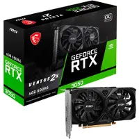 MSI GeForce RTX 3050 VENTUS 2X E 6G OC - Grafikkort - GF RTX 3050 - 6 GB GDDR6 - PCIe 4.0 x16 - 2 x HDMI, DisplayPort