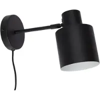 Hubsch Vägglampa , Svart, Vardagsrum, Metall