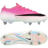 Nike Mercurial Vapor 17 Elite Sg-pro Breakout - Rosa/vit/svart - Soft Ground (Sg), storlek 36