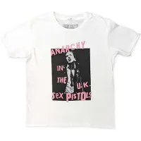 Ginza.se The Sex Pistols: Kids T-Shirt/Anarchy In The UK (White) (3-4 Years)