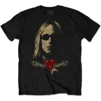 Ginza.se Tom Petty & The Heartbreakers: Unisex T-Shirt/Shades & Logo (Black) (Soft Hand Inks) (Small)
