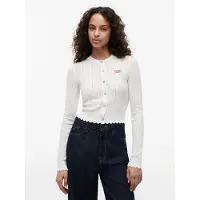 Tommy Hilfiger Tommy Jeans Slim Pointelle Flag Cardigan
