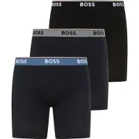 BOSS Boxershorts 'Power' marinblå / rökblå / svart / vit