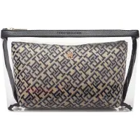 Tommy Hilfiger 2 Pack Hilfiger Icon TH Monogram Washbags