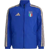 Adidas Italien Träningsjacka Anthem - Blå Barn - , storlek 152 cm