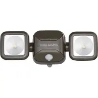 Mr. Beams MB 3000 MB3000-BRN-01-01 LED-utomhusspotlight med rörelsedetektor Ljusfärg: Kallvit