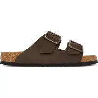 Birkenstock för män. 1032761 Sandaler i läder Arizona Wire Buckle (normal passform) brun (42), Karta, Nobuck, Ingen, Casual