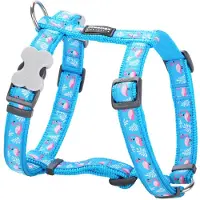 Big Buy Cooking Harnais pour Chien - - Style Flamingo - Multicolore - 45-66 cm - Confort Optimal ren