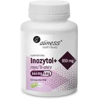 Aliness Myo-/D-chiro-inositol 650 mg + B6, 100 vegetariska kapslar