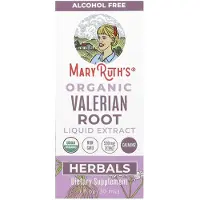 MaryRuth Organics , Ekologiskt Vänderot Flytande Extrakt, Alkoholfri, 590 mg, 1 fl oz (30 ml)