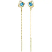 Swarovski Exceptionella Glamorösa Hjärta Hålörhängen Damörhängen Guld 5580273 Gold,F