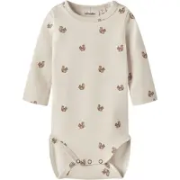 Lil´ Atelier Lil' Atelier Body l/ä - NbnLayo - Turtleduva/Ekorre - - 68 - Body L/Ä