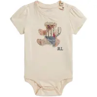Ralph Lauren Body k/ä - Sjösidan Beige m. Tryck - - 62 - Body K/Ä