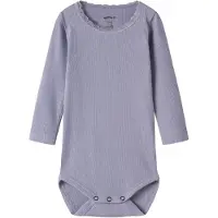 Name it Body l/ä - Rib - Noos - NbfKab - Arvegods Lilac - - 56 - Body L/Ä
