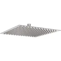 vidaXL Regnduschhuvud rostfritt stål 304 25x25 cm fyrkant