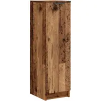 vidaXL Skoskåp åldrat trä 29,5x35x100,5 cm konstruerat trä