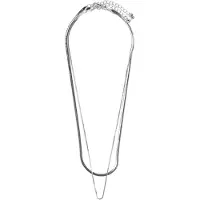 Pieces Halsband 'PCBINA' silver