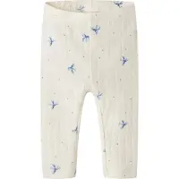 Name it Leggings - Rib - Hålmönster - NbfKathlen - Antique White - - 1½ år (86) - Leggings