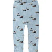 Name it Leggings - Rib - NbmOffice - Ashley Blue - - 62 - Leggings
