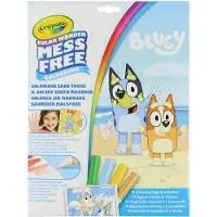 Crayola Målarbok m. Tuschpennor - Färgunderverk - Bluey - - One Size - Målarbok