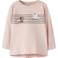 Name it Tröja - NmfVix - Lotus/Stripe Hundar - - 4 år (104) - Tröja