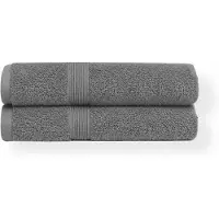 ByBorg Ekologisk handduk - 100 % GOTS‑certifierad bomull - 50x100 cm - Grå