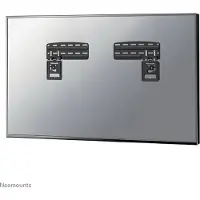 NeoMounts WL30-265BL1 - Monteringssats (väggfäste) - Ultra-tunn, fast - för digital LCD-skylt/LCD-skärm - stål - svart - skärmstorlek: 43-85