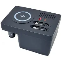 Wella Biltillbehör för A4L B9 A5 S5 LHD USB Typ-C Snabb Trådlös Laddare Shunt Dockningsstation Bilinredning