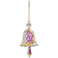 Jojomino Fönsterhängande Fönster i Målat Glas Crystal Bell Chimes Kristalldekor Rumsinredning Estetisk Söt Rumsdekor Hängdekor