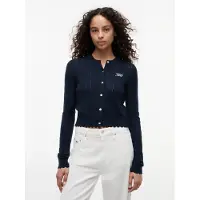 Tommy Hilfiger Tommy Jeans Slim Pointelle Flag Cardigan