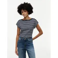 Tommy Hilfiger T-shirt kräm / marinblå