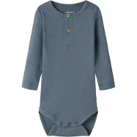 Name it Body l/ä - Rib - Noos - NbmKab - Blue Mirage - - 74 - Body L/Ä