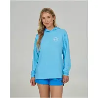 Salty Crew Circled Tech Långärmad Rash Guard Med Huva