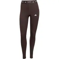 Adidas Sportbyxa 'Stash' mörkbrun / vit
