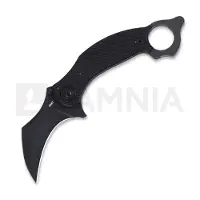CRKT Du Hoc Deadbolt 2635 Black Powder Coat D2, Black G10, karambit, Austin McGlaun design