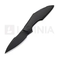 We Knife Krait Snake WE24084-1 Blackwashed Böhler M390, Black Titanium, Flamed Hardware, pocket knife, Tashi Bharucha design