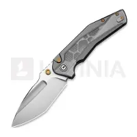 CIVIVI Wellmax Limited C24008C-1 Satin 14C28N, Gray Aluminum Polished Lexan Inlay, Limited Edition pocket knife, Maciej Torbé design