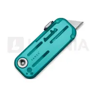 The James Brand The Palmer - Turquoise / Electric Green / Recycled PC fällkniv