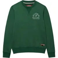 Superdry för män. M2014466A Sudadera Vintage Prep Relaxed grön (L), Casual, Bomull