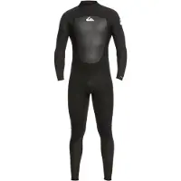 Quiksilver 3/2 Mm Prologue Långärmad Våtdräkt I Neopren Med Dragkedja På Ryggen