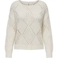 ONLY Tröjor ONLPATRICIA kvinnor - Beige - EU M