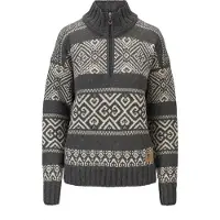 Dale of Norway Women's Rasletind Sweater Dark Charcoal/Offwhite